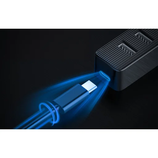 Orico USB Hub elosztó TWU3-7A-BK-EP-IP fekete - 5