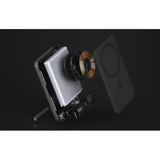 Aukey PB-MS01 mágneses powerbank, 6700mAh, 15W (fekete) - 8