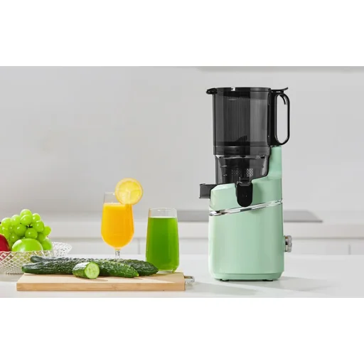 AMZCHEF SJ-036-GN lassú gyümölcscentrifuga (zöld) - 6