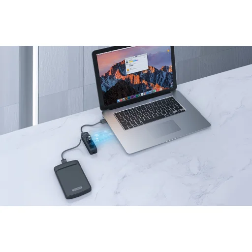 Orico Hub USB-A to 4xUSB-A 3.0 - fekete - 3