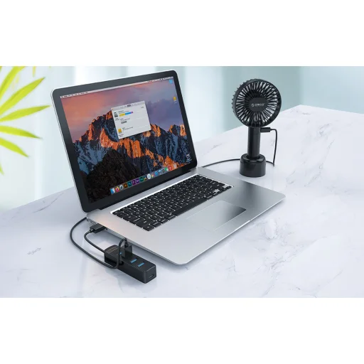 Orico Hub USB-A to 4xUSB-A 3.0 - fekete - 7