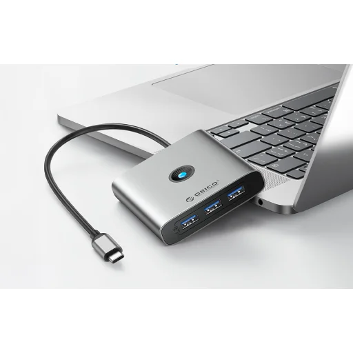 Orico USB Hub 8 az 1-ben HDMI, SD/TF, 3xUSB-A 3.0, 100W PD, USB-C - 2