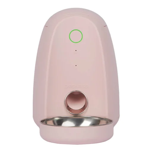 Automata etető műanyag tállal WIFI mini Dogness (rózsaszín), - 1