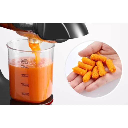 AMZCHEF GM3001-RD lassú gyümölcscentrifuga (piros) - 5