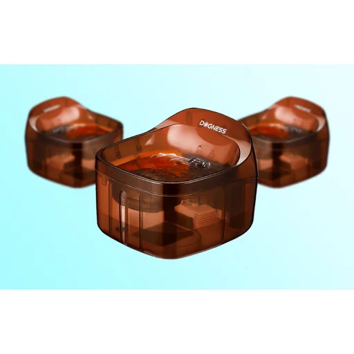 Dogness D01 2l itatókút kisállatoknak (barna) - 6