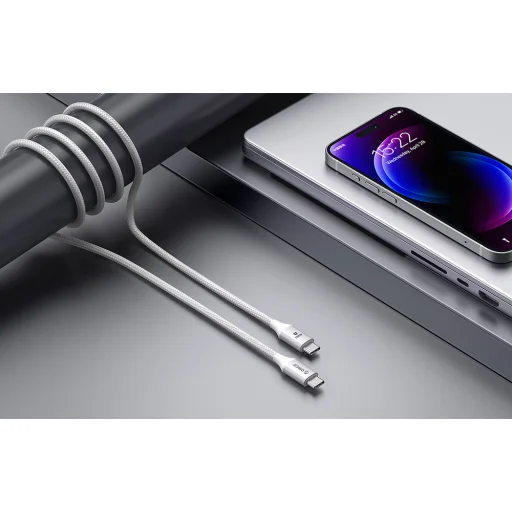 Orico Töltőkábel 100W USB-C - C - fekete - 4