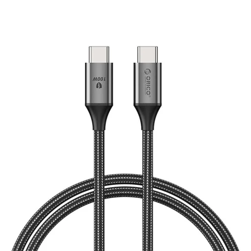 Orico Töltőkábel 100W USB-C - C - fekete - 1