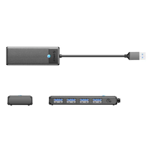 Orico Hub USB-A to 4xUSB-A 3.0 - fekete - 2