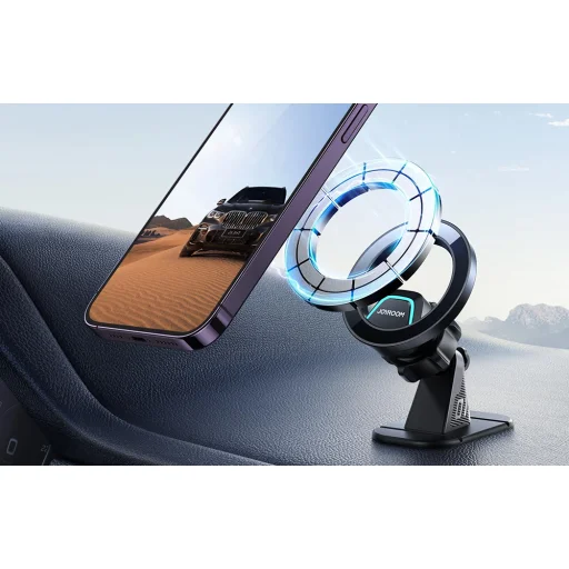 Joyroom JR-ZS376 Mágneses Autós Telefon Tartó (Fekete) - 6