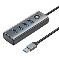 Orico Hub USB-A 4xUSB-A 3.0 adapter - szürke