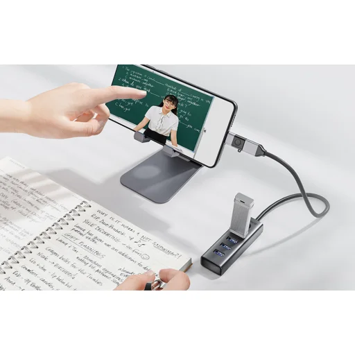 Orico Hub USB-A 4xUSB-A 3.0 adapter - szürke - 6