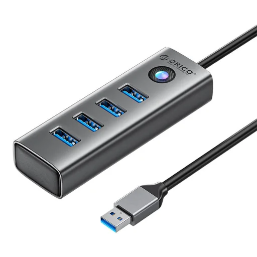Orico Hub USB-A 4xUSB-A 3.0 adapter - szürke - 1