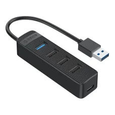 Orico USB-A - USB-A 3.0 + 3xUSB-A 2.0 Hub Adapter - fekete