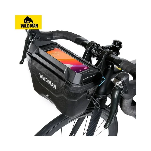 WILDMAN XT8 ​​3L fekete kormányra szerelhető kerékpáros táska - 2