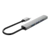 Orico USB-C to USB-A 3.0 + 3x USB-A 2.0 Hub Adapter - szürke thumbnail