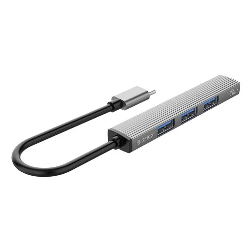 Orico USB-C to USB-A 3.0 + 3x USB-A 2.0 Hub Adapter - szürke - 2