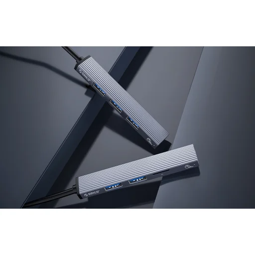 Orico USB-C to USB-A 3.0 + 3x USB-A 2.0 Hub Adapter - szürke - 3