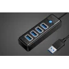 Orico Hub USB 4x USB 3.0, 5 Gbps, 0.15m (Fekete) thumbnail