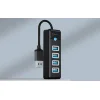 Orico Hub USB 4x USB 3.0, 5 Gbps, 0.15m (Fekete) thumbnail