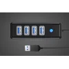 Orico Hub USB 4x USB 3.0, 5 Gbps, 0.15m (Fekete) thumbnail