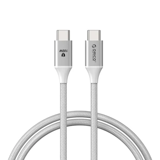 Orico Töltőkábel 100W USB-C to C - fehér - 1