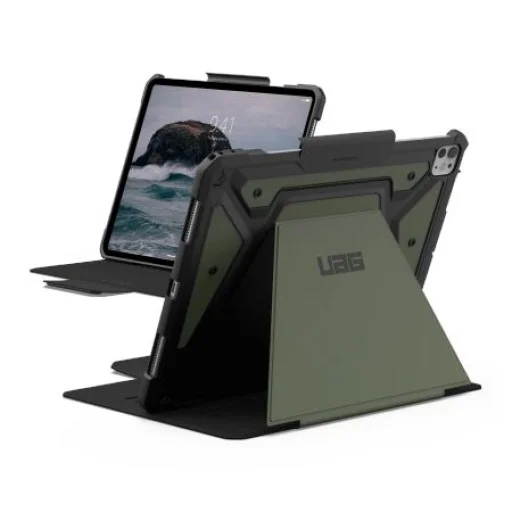 UAG Metropolis SE tok állvánnyal és Apple Pencil tartóval iPad Pro 13" 2024 - Zöld tok - 2