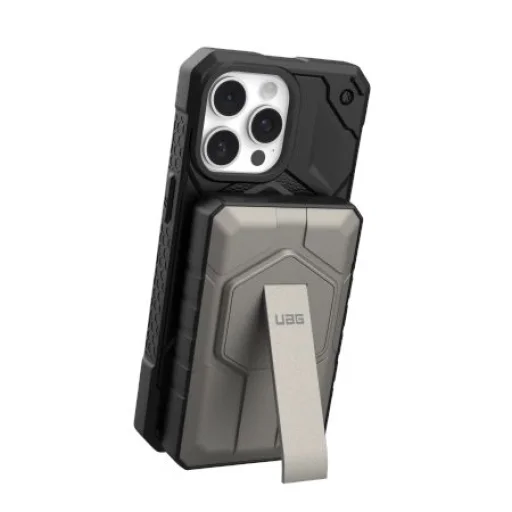 UAG Rugged 10K 10000 mAh MagSafe Powerbank 10W Támasztékkal és Kábellel - Titán - 3