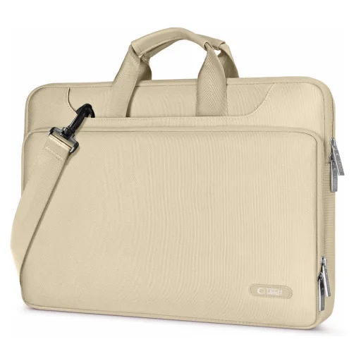 Tech-protect Zsebbag Laptop 15-16 Homokszínű Tok - 2
