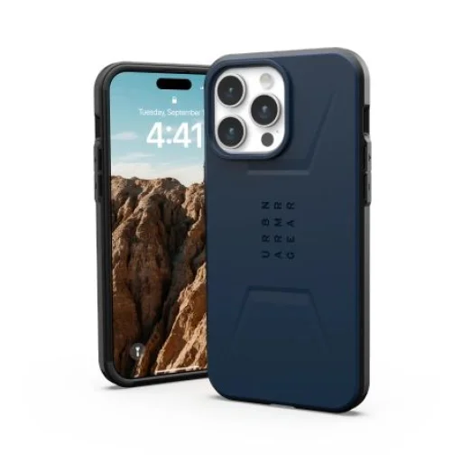 UAG Civilian MagSafe tok iPhone 15 Pro Max - sötétkék tok - 2