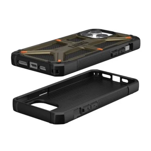 UAG Monarch puzdro iPhone 15 Pro Max - zelený kevlar - 3