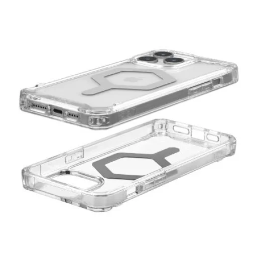 UAG Plyo MagSafe tok iPhone 15 Pro Max - átlátszó és ezüst - 3