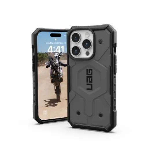 UAG Pathfinder MagSafe tok iPhone 15 Pro - ezüst - 1