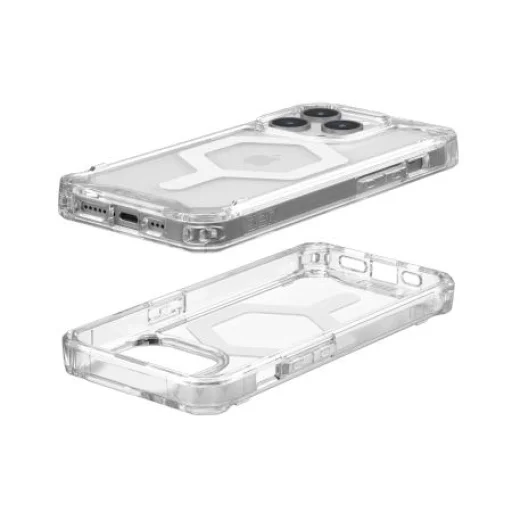 UAG Plyo MagSafe tok iPhone 15 Pro - áttetsző és fehér - 3