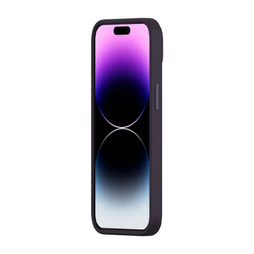 Baseus Liquid Silica iPhone 14 Pro tok, üvegfólia és tisztító készlet (sötétlila) - 5