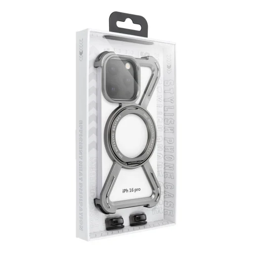 TITANIUM Escort tok iPhone 16 Plus ezüst - 10