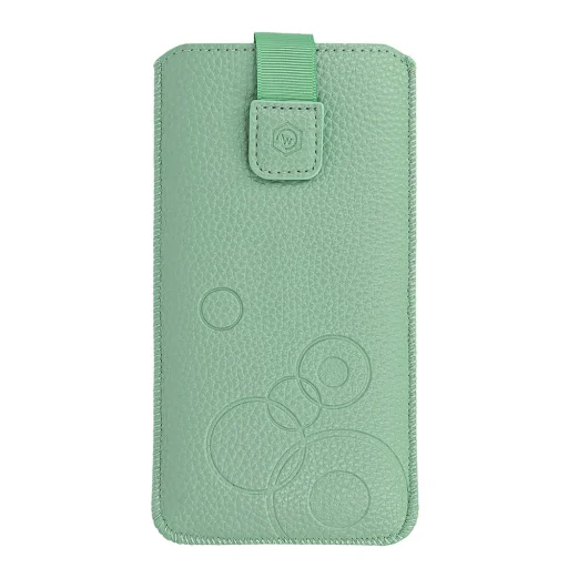 WONDER Deko Pouch tok (M méret) Iphone 5/Nokia 215 4G/225/5310 2020 zöld - 2