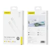 Foneng XS01 60W USB-C to USB-C kábel, 1m (Fehér) thumbnail
