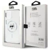  iPhone 15 Plus Fehér Karl Lagerfeld IML Metal Choupette Head MagSafe tok thumbnail