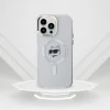 Karl Lagerfeld IML Fém Choupette Fej MagSafe iPhone 14 Pro Max tok - fehér - 11