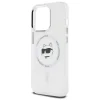 Phone 13 PRO Karl Lagerfeld IML Metal Choupette Head MagSafe tok - fehér - 6