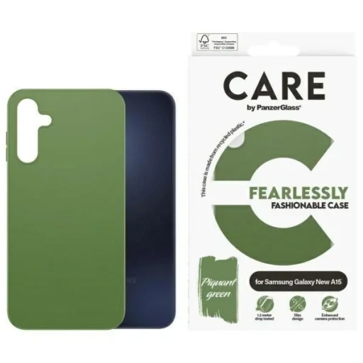 CARE by PanzerGlass Fashion tok Samsung Galaxy A16 / A16 5G - zöld - 1