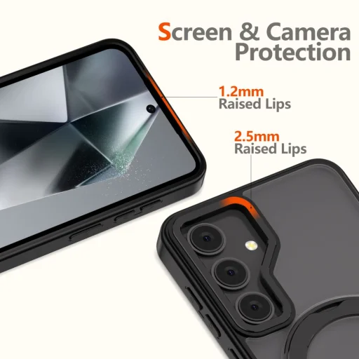 Tech-protect Magring Magsafe Galaxy S25 Matte Black Tok - 2