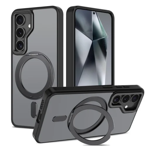 Tech-protect Magring Magsafe Galaxy S25 Matte Black Tok - 1