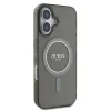  iPhone 16 Fekete Guess IML Glitter Circle MagSafe tok thumbnail