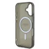  iPhone 16 Fekete Guess IML Glitter Circle MagSafe tok thumbnail