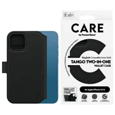 CARE by PanzerGlass Tango 2w1 pénztárcás tok MagSafe iPhone 13 / 14 - fekete tok