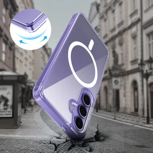 Tech-protect Flexair Hybrid Magsafe Galaxy S25+ Plus Clear Tok - 5