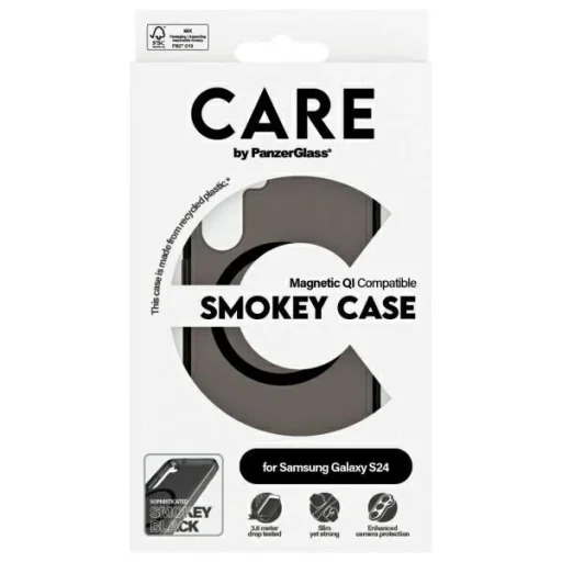 CARE by PanzerGlass Flagship QI tok Samsung Galaxy S24 - fekete - 4