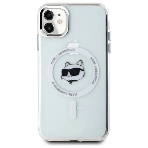 Karl Lagerfeld IML Metal Choupette Head MagSafe iPhone 11 tok - 3