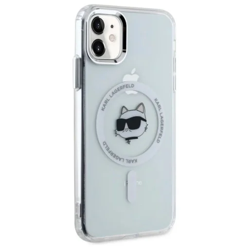 Karl Lagerfeld IML Metal Choupette Head MagSafe iPhone 11 tok - 4